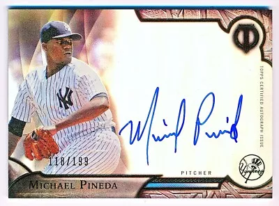 2016 Topps Tribute Michael Pineda Autographs Auto #TA-MP (118/199) • $5.49