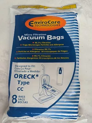 EnviroCare Microfiltration Vacuum Bags For Oreck Type CC Uprights - 8 Pack • $7