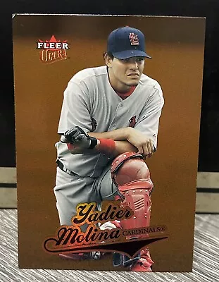 2004 Fleer Ultra Yadier Molina #375 Rookie RC St. Louis Cardinals Ding In Corner • $19.99