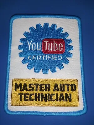 YouTube Certified Mechanic Patch - Master Auto Technician - BUY 3 GET 1 FREE! • $8.99