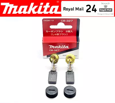 Genuine Makita Carbon Brushes & Caps Hm0860c Hm1100c Hm1130 Hr3000c Hr400c • £11.95