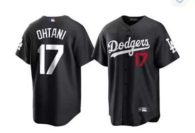Dodgers Shohei Ohtani Black  Home Jersey -  Men's   NWT • $49.95