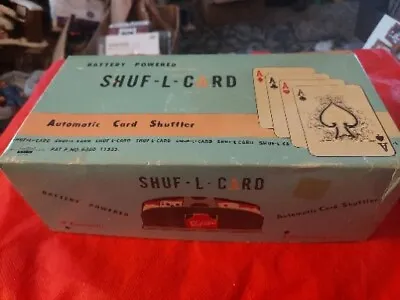 Vintage Shuf-L-Card Automatic Card Shuffler *New Old Stock* • $45