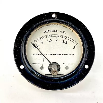 Vintage Weston Amp Meter 0-3 AC • $29.99