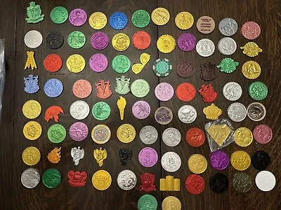 Lot Of 90 2023 Doubloons- Mardi Gras Krewe Favor- NO DUPLICATES • $44.99