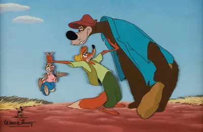 $16.49 • Buy Song Of The South Brer Rabbit Fox Bear Movie Disney Cel Poster Print