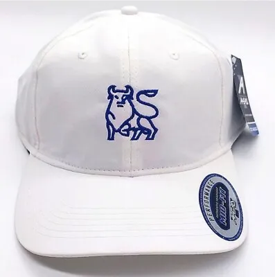 New Rare White Merrill Lynch Golf Adjustable Midfit Hat By AHEAD • $19.95