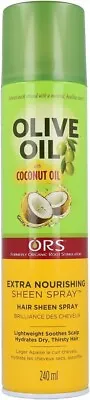 ORS Olive Oil Nourishing Sheen Spray With Coconut Oil 240 Ml Each • £6.49