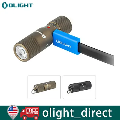 Olight Keychain Light Flashlight I1R 2 EOS Black/DT EDC Tiny Rechargeable LED US • $17.95