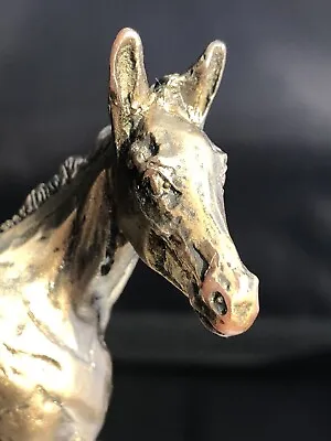 Horse Statue Foal Ornament Cold Cast Bronze • £17