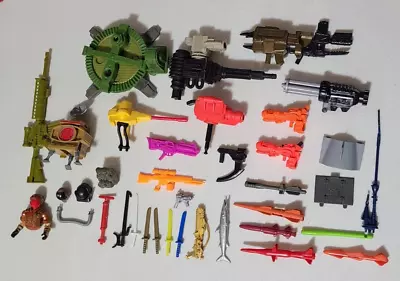 Original Vintage G.I. Joe Figure & Vehicle Accessory Lot Hasbro • $99.99