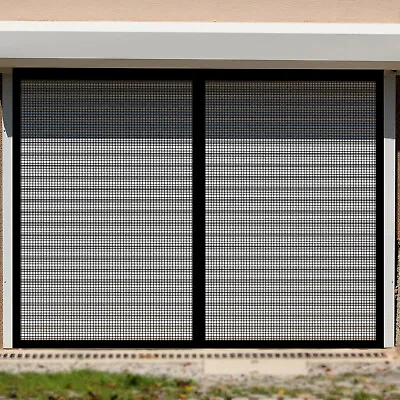 Garage Door Screen Magnetic Single Heavy Duty Mosquito Insects Mesh Net 10 X 8ft • $39.90