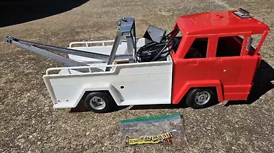 1960’s Marx Big Bruiser Super Highway Service Tow Truck Wrecker W/Remote • $50