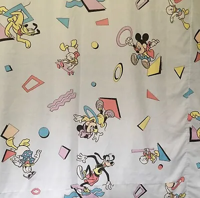 Vintage Disney  Mickey Mouse Minnie Mouse Duvet Cover Single  Sports Theme Blue  • $49.99