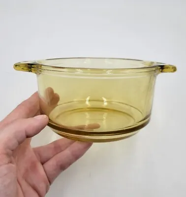$10.99 • Buy Vintage Amber Glass Baking Dish Mexico Cookware Pan #6