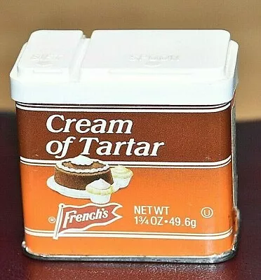 Vintage French's Cream Of Tartar Spice Container Full • $5.95