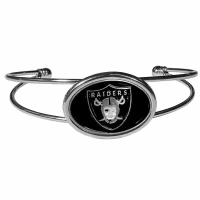 Las Vegas Raiders NFL Open Cuff Bracelet For Women • $9.99