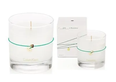 Calvin Klein Home Accessories Mountain Fir Scented Candle + Bracelet 7.5 Oz NIB • £21.85