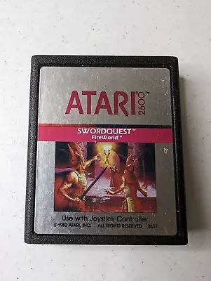 Atari 2600: Swordquest Fireworld *cart Only • $2.99