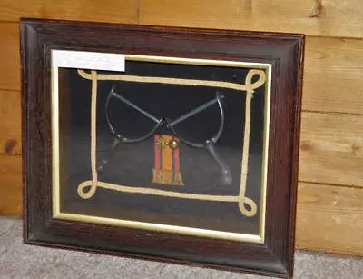 Military Framed Boer War Royal Field Artillery Spurs & Queens South Africa Medal • £159