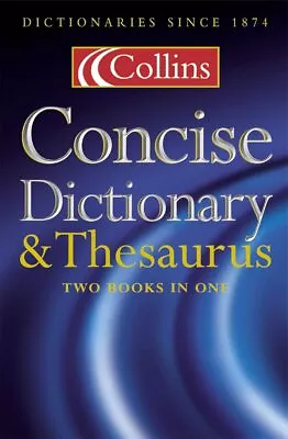 Collins Concise Dictionary And Thesaurus (Dictionary & Th... By Collins Hardback • £3.49