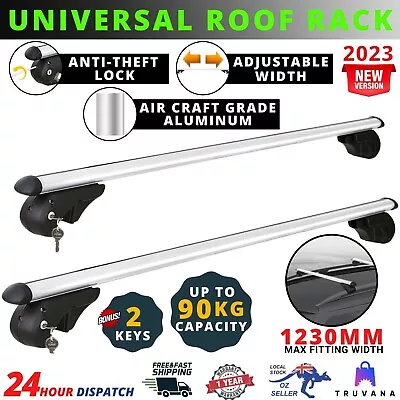 Roof Racks | Pair | For Nissan Navara NP300 (D23) 4dr Dual Cab 2015 On Car Bars • $137.86