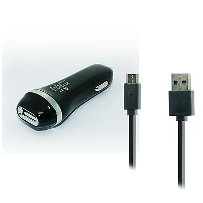 Car Charger+5ft USB Cord For Simple Mobile TCL 30 Z T602DL TCL A30 5102O Phone • $9.58