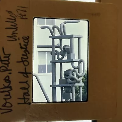 Peter Voulkos “Untitled Hall Of Justice San Francisco ” Funk Art 35mm Slide • $14.95