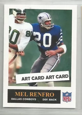 Mel Renfro Dallas Cowboys 2022 Football Art Card • $5.69