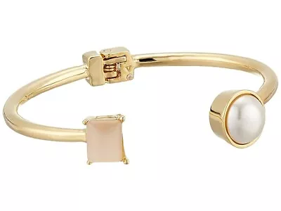 Vince Camuto 185806 Womens Spring Hinge Bracelet Gold/Ivory Pearl Bracelet • $31.45