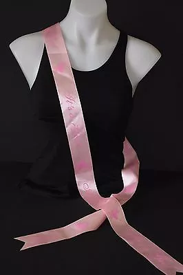 Baby Shower Sash Pink Its A Girl Mommy To Be Decorations Faja Rosa Es Nina Banda • $9.75