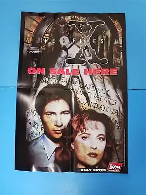 Rare Promo Poster TOPPS 1995 THE X-FILES Comic 19x13  ON SALE HERE ~ UNUSED • $49.99