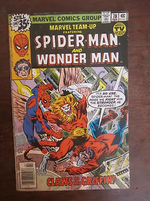 Marvel Team-Up #78 - Spider-Man Wonder Man Griffin - Bronze Age • $1.99