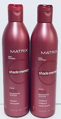 Matrix Shade Memory Vivid Reds Shampoo & Conditioner - 13.5 FL OZ Each • $34.95