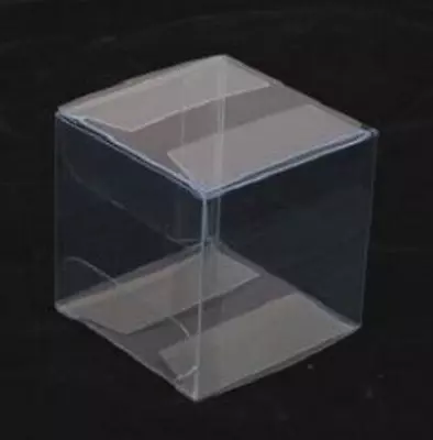 Clear Plastic Square Tiara Fascinator Presentation Display Box 5x5x5 Cm • £2.25