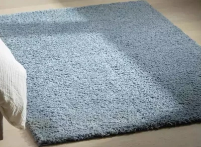 £20 • Buy Habitat Cosy Shaggy Blue Rug - 160x230cm - New