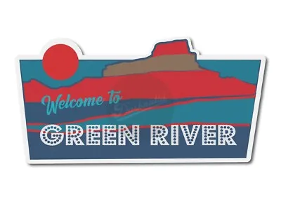 Green River Moab Utah 4x4 Trail Sticker - 5 X 2.5 In - Waterproof - UV Protected • $4.55