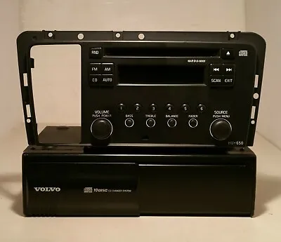 VOLVO HU650 CD AM/FM Radio OEM & 10 Disc CD Changer System Bundle • $139.92