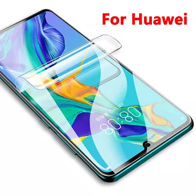 Screen Protector For Huawei P30 Pro P20 Nova 5T P40 Full Cover Hydrogel Film • $2.19