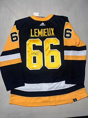 MARIO LEMIEUX Pittsburgh Penguins SIGNED Autograph JERSEY PSA COA Adidas Pro 50 • $1049.96