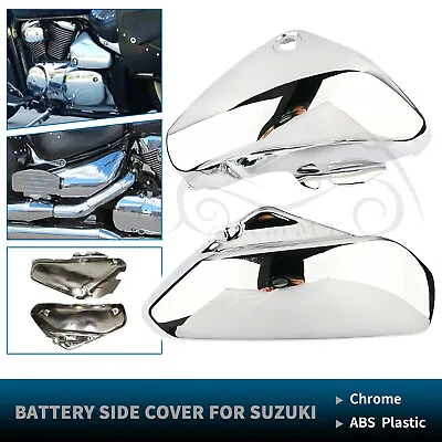 Motorcycle Chrome Side Battery Fairing Cover For Suzuki Boulevard C50B C50C C50T • $66.98