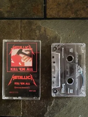 Metallica Kill Em All Cassette Megaforce 1983 Excellent Us Seller • $47.98
