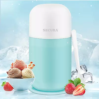 Mini Ice Cream Maker For Gelato Sorbet Frozen Yogurt 0.4QT Automatic Electron • $40.99