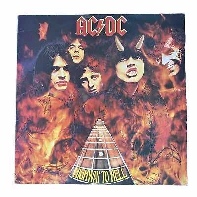 AC/DC Highway To Hell 1979 Australian 1st Pressing Blue Label Vinyl LP Record EX • $549