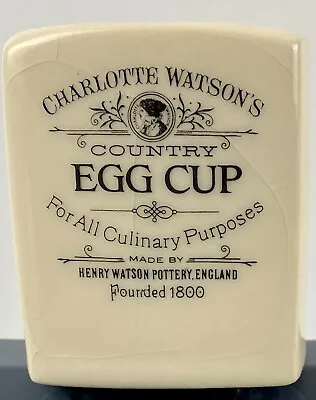 Charlotte Watson’s Country Egg Cup Henry Watson Pottery UK • £15.66