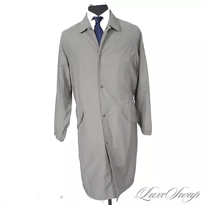 #1 MENSWEAR Camoshita Made In Japan Greened Grey Stone Oversized Long Coat 52 NR • $20.50