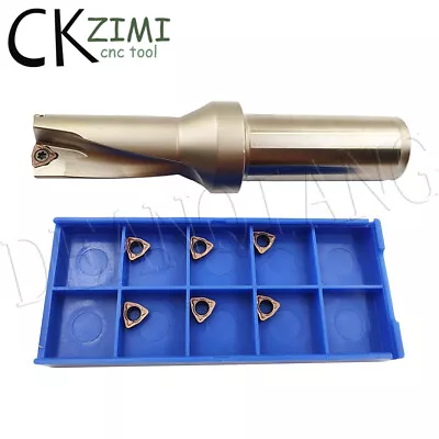 U Drill C20-2D 19mm WC Series Drill Insert Fast Drilling Bit+10PCS WCMX030208 • $45.98