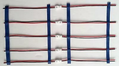 5 Pairs Mini Micro JST 1.25mm PH 2-Pin 5  MALE & 5 FEMALE Conn. & 150mm Wire .  • $5.50