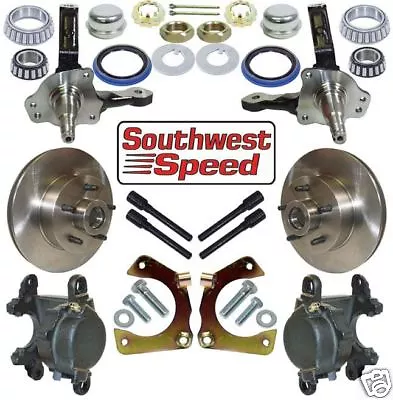 New Street Rod Front Brake Caliperhubrotor & Spindle Kit5 X 4 1/2 mustang Ii • $499.99