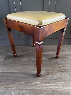 Stunning 1940s Singer Sewing Machine Walnut Stool W Seat Storage Ornate V Clean • $69.50